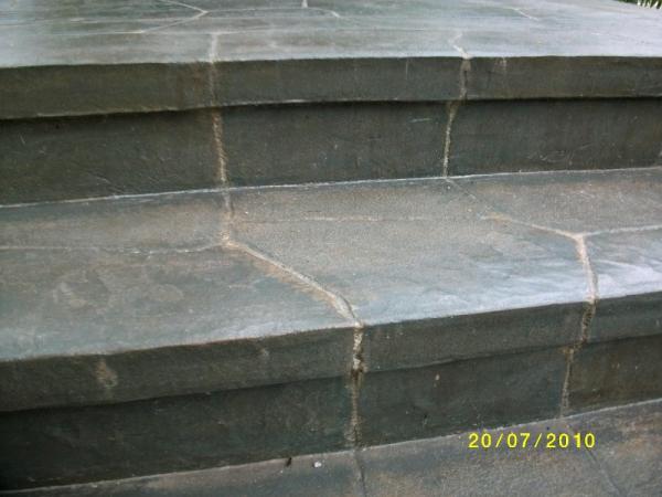 stamped concrete overlay