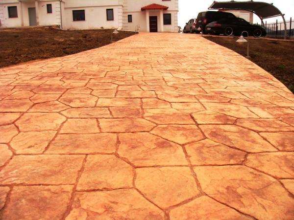 stamped concrete