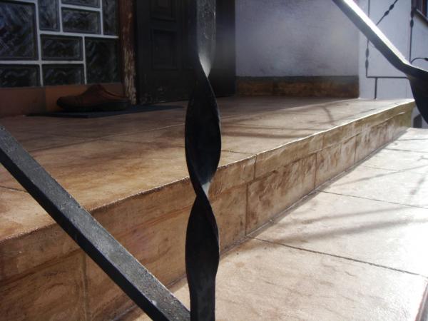 stamped concrete overlay