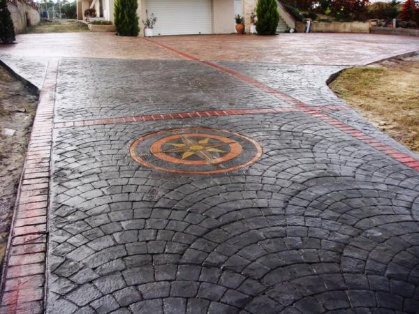 stamped concrete