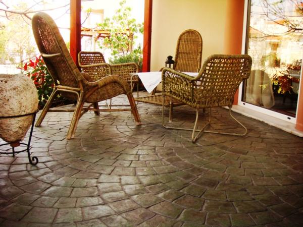 stamped concrete