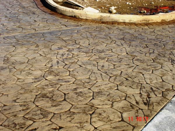 stamped concrete