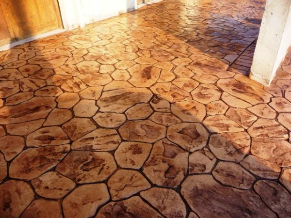 stamped concrete