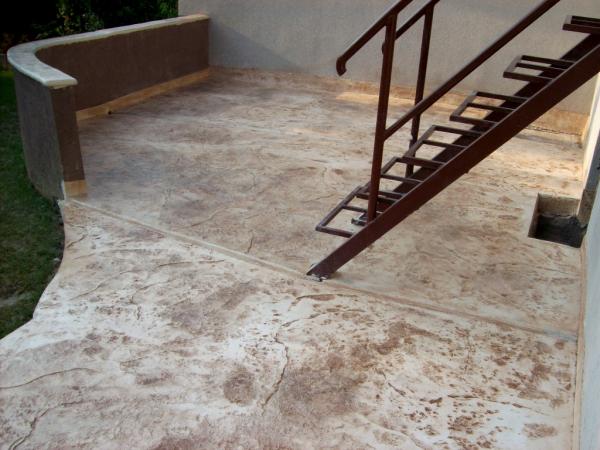 stamped concrete