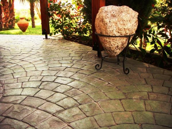 stamped concrete