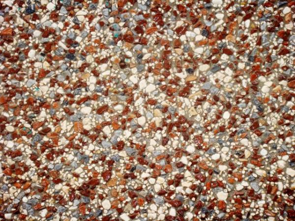 exposed aggregate or pebble