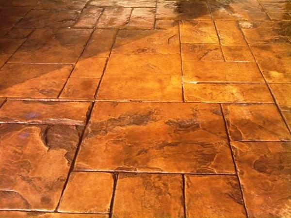 stamped concrete