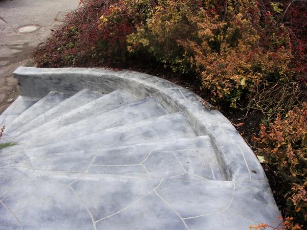 stamped concrete overlay