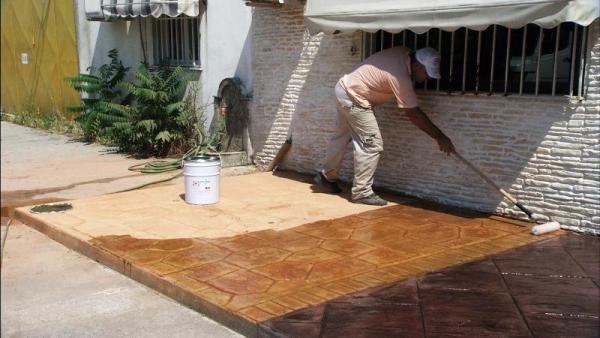 stamped concrete
