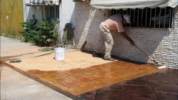 stamped concrete