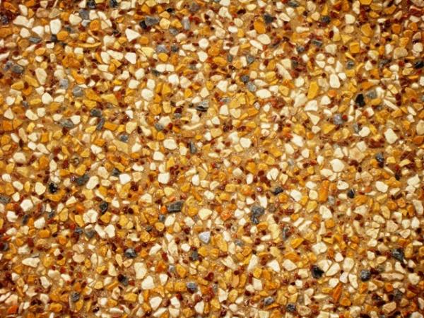 exposed aggregate or pebble